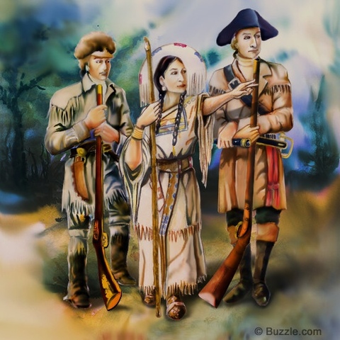 Lewis and clark hire a French-Candian tader