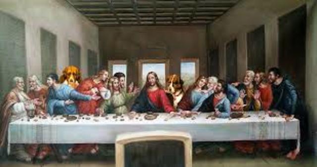 Leonardo Da Vinchi painted the Last Supper.
