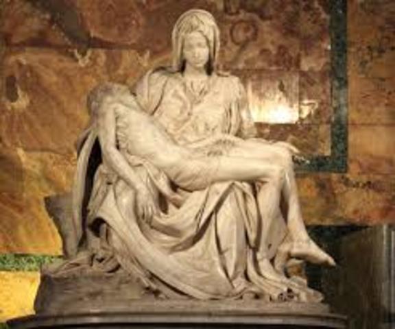 Michelangelo sculpted the Pieta.