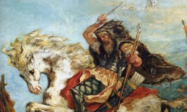 Attila the Hun attaks the Sassinind empire