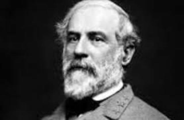 Rober E lee in charge of whole Confederacy