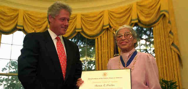 Rosa was selected to be one of the people to meet Nelson Mandela.