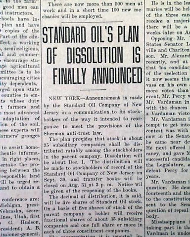 Antitrust Lawsuits against Standard Oil and US Steel