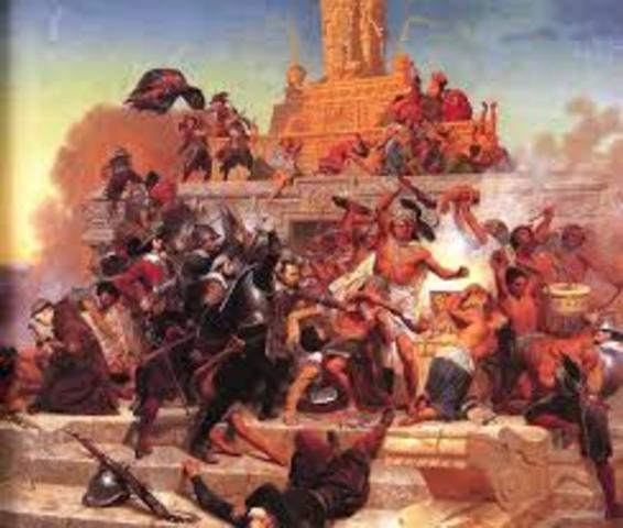 Cortes Destroys the Aztecs