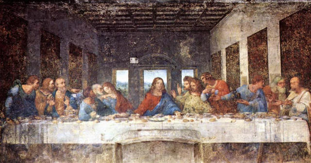 Leonardo Da Vinci painted the last supper