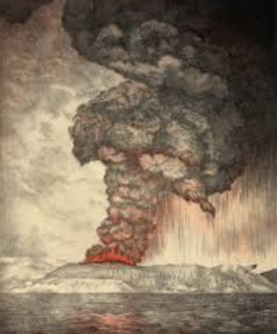 Krakatoa eruption (Java/Sumatra)