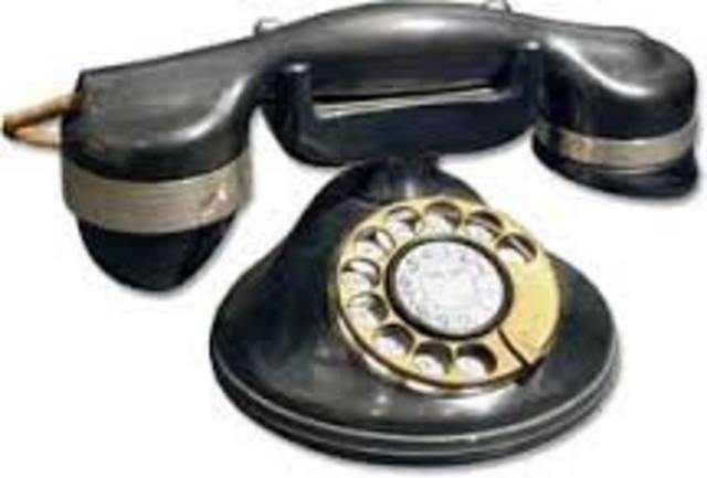 Round Base Rotary Dial Monophone