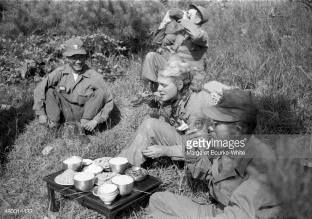 Bourke-White visits Korea