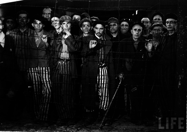 Bourke-White at camp liberations