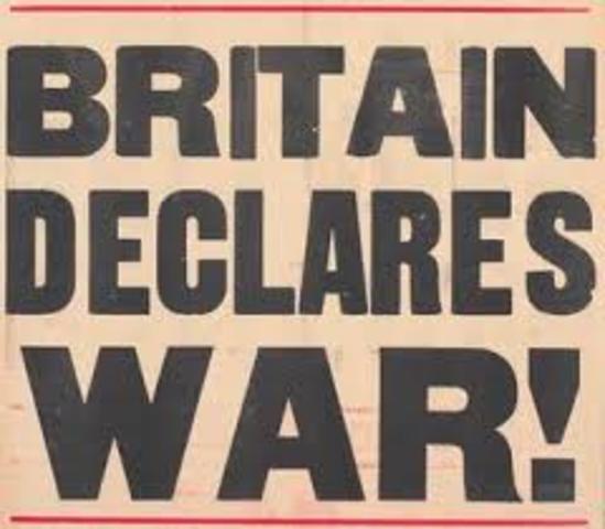 Britain Declares War on Germany