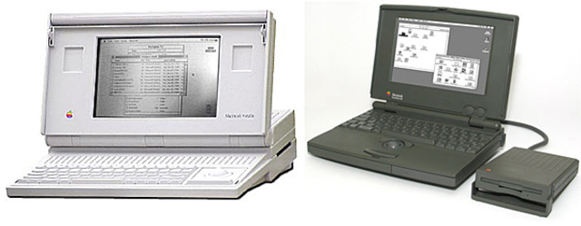 Macintosh Portable and Apple Powerbook 100