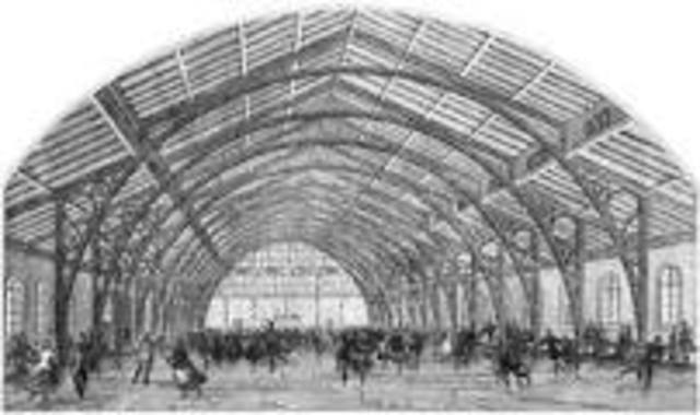 Indoor Informal Hockey Game Played