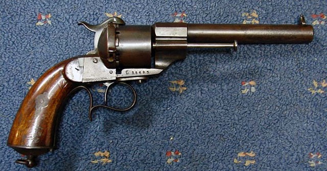 Lefaucheux Model 1854 Pinfire Revolver