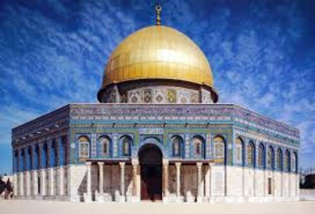 The Dome of the Rock was finished.