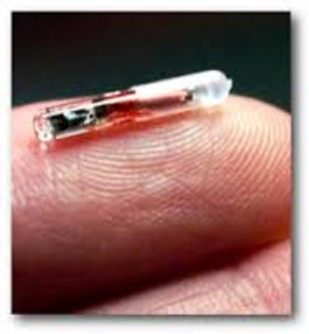 A US company launched mexican sales of microchips that can be planted inside of peoples skin.