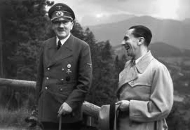 Hitler y Goebbles