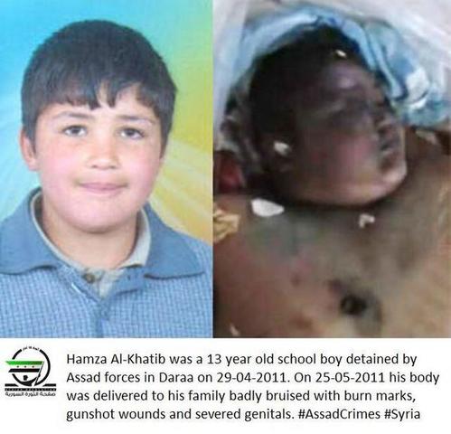 Teenage Boy becomes Syria's Famous Victim