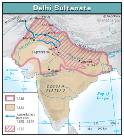 Delhi Sultanate Established in India