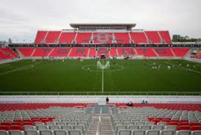 watched A live game of soccer in toronto which was a good expirence for me.
