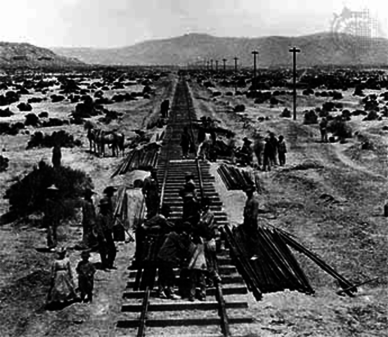 Pacific Railway's construction