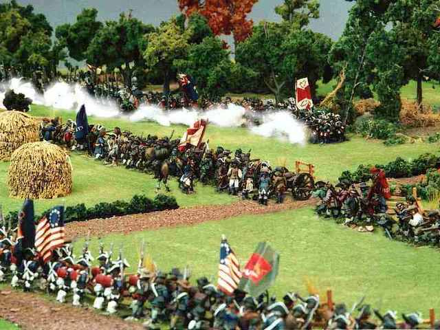 Battle at Yorktown courthouse