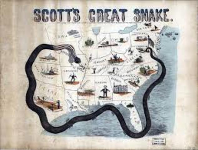 Plan Anaconda y Bloqueo de 1861