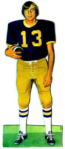 Joe played football in highschool