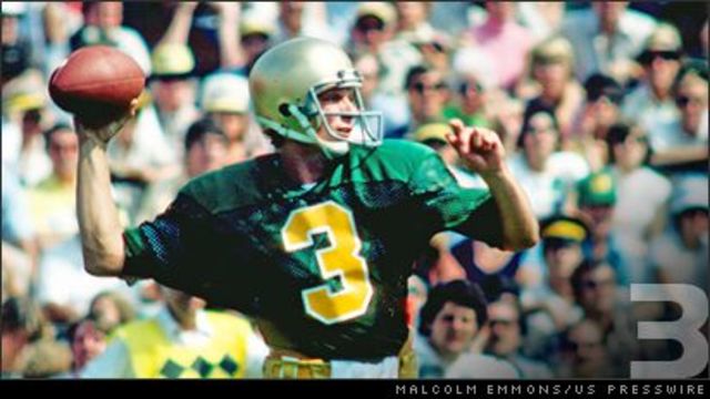 Notre Dame offered Joe a scholarship, and he accepted it