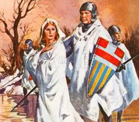 Civil War between King Stephen and Matilda begins