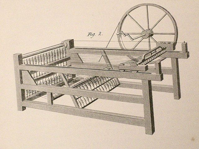 1764 Spinning Jenny by James Hargreaves
