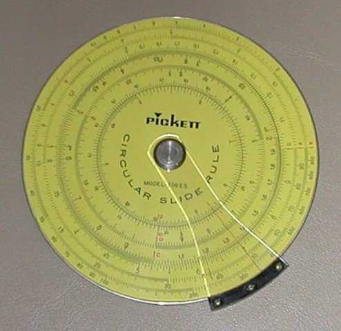 The circular slide rule is invented by William Oughtred.