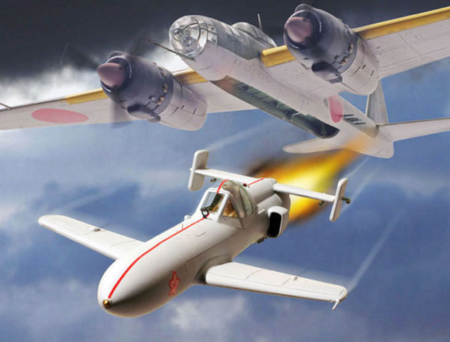 .Yokosuka MXY-7 Ohka Kamikaze Attack Plane