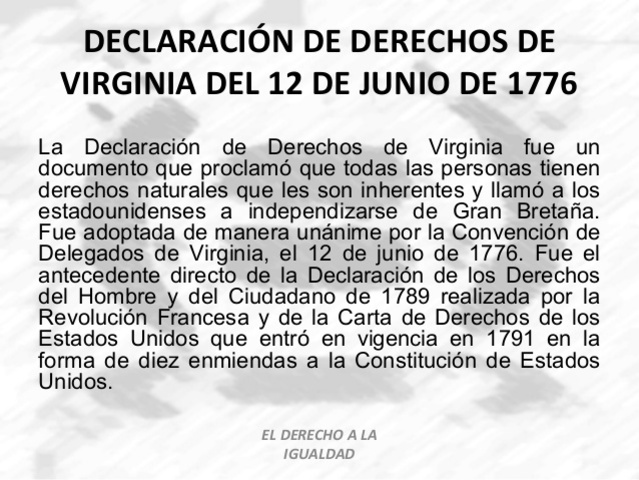 DERECHOS DE VIRGINIA