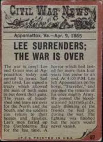 The Civil War Ends