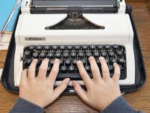 La maquina de  escribir