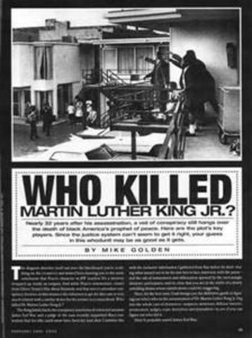 king is shot and killed