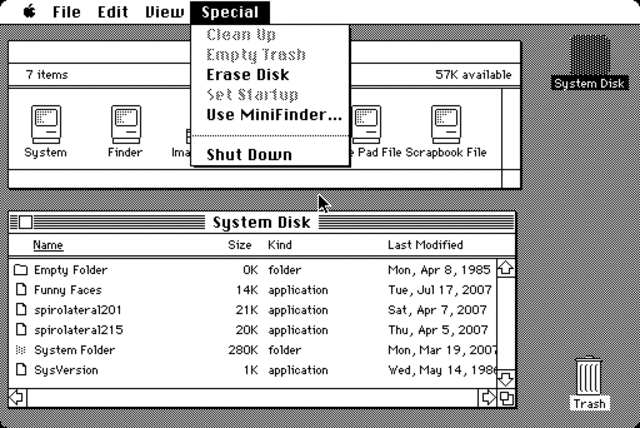 Mac OS system 4
