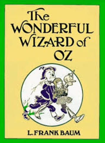 L. Frank Baum writes The Wonderful Wizard of Oz.- 1900