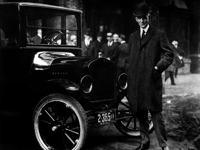 Henry Ford introduces his Model-1908