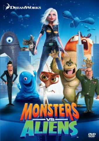 Monsters vs. Aliens (First DWA feature produced in stereoscopic 3-D)