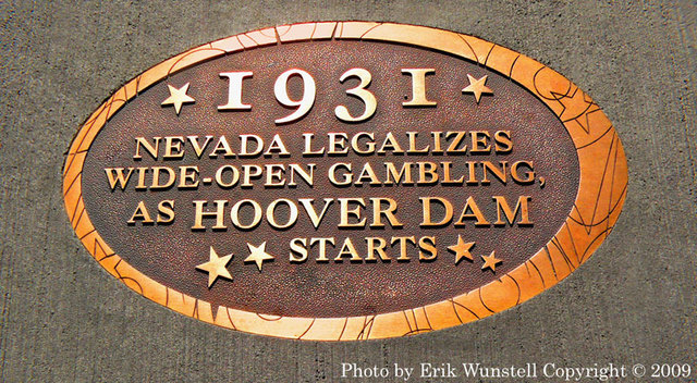 Nevada legalizes gambling.