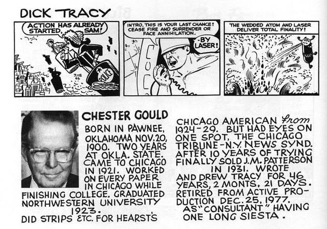 Dick Tracy comic strip.