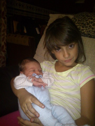 with my cousin in 2012