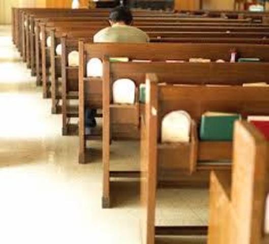 People left the Catholic Church