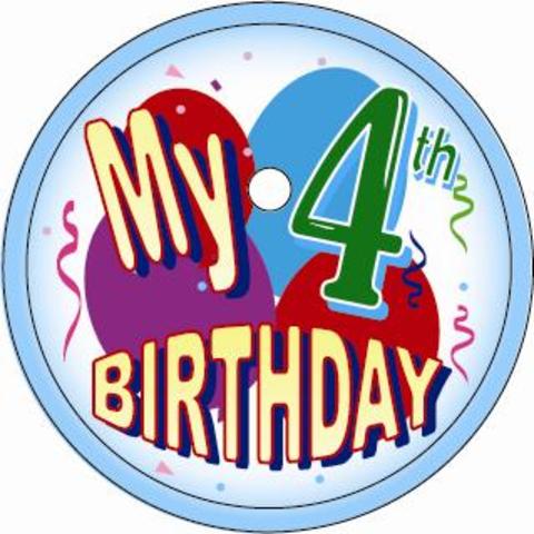 My 4th Birthday