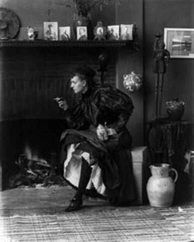 Frances Benjamin Johnston and her Studio