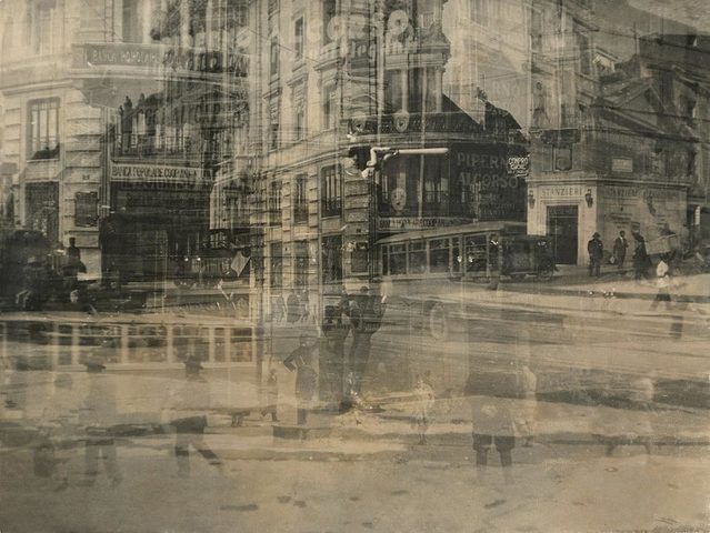 Mario Bellusi, Modern Traffic in Ancient Rome (Traffico moderno nell’antica Roma), 1930