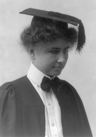 Helen Keller went to college at Radcliffe