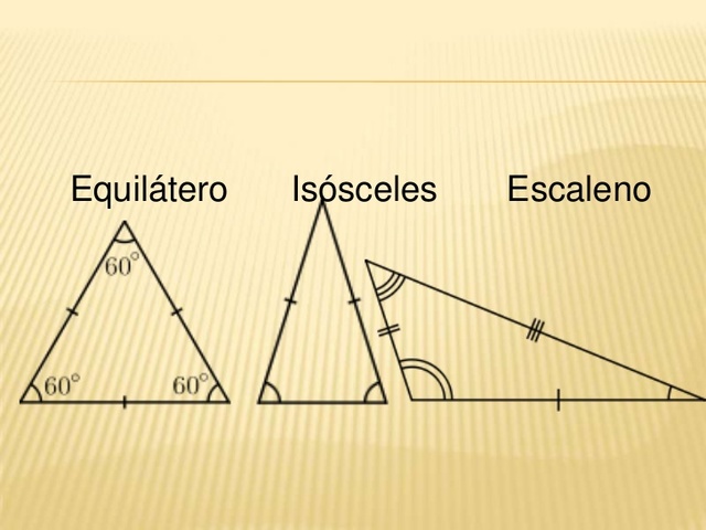 El triángulo segun sus lados