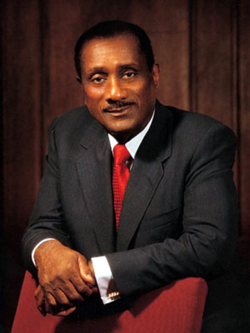 John H. Johnson born in Arkansas City
